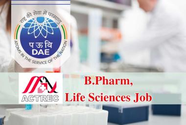 B.Pharm, Life Sciences job at ACTREC, Mumbai