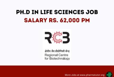 Interview for Ph.D in Life Sciences at Regional Centre for Biotechnology