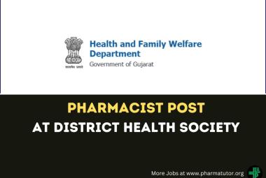 Job for Pharmacist at District Health Society