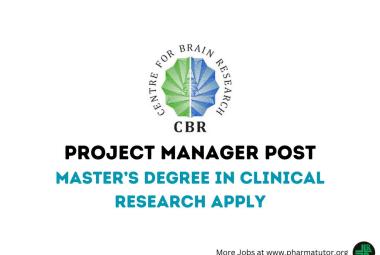 Job for Project manager at Centre for Brain Research, IISc