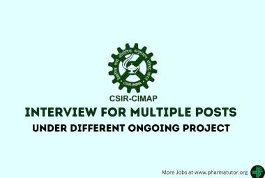 Multiple Openings at Central Institute of Medicinal and Aromatic Plants