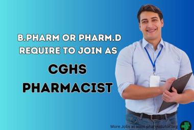 Now Graduation mandatory for recruitment as CGHS Pharmacist