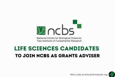 Opportunity for Life Sciences candidates to Join NCBS as Grants Adviser