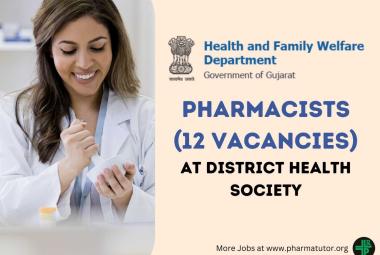 Recruitment for Pharmacists under District Health Society