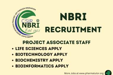 Vacancy for Project Associate Staff at National Botanical Research Institute