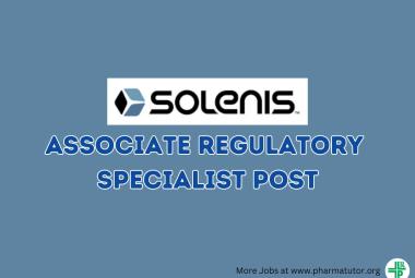 Work as Associate Regulatory Specialist at Solenis