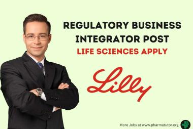 Work as Regulatory Business Integrator at Lilly