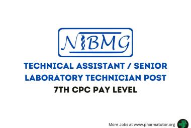 Work as Technical Assistant / Senior Laboratory Technician at BRIC-NIBMG