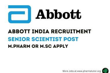 Abbott looking for Senior Scientist