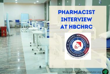 Interview for B.Pharm at Homi Bhabha Cancer Hospital & Research Centre