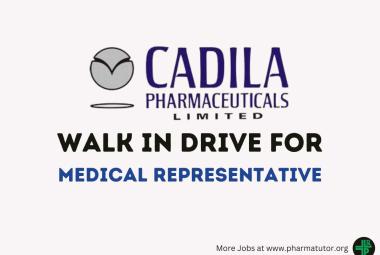 Interview for Medical Representatives at Cadila Pharmaceuticals