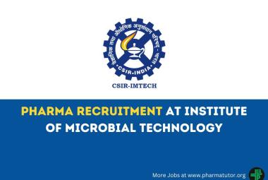 Pharma Recruitment at Institute of Microbial Technology