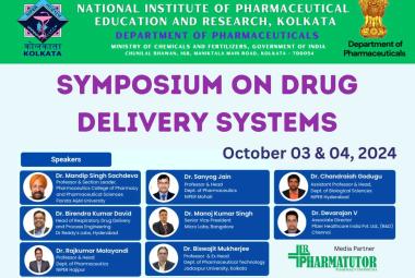 Symposium on Drug Delivery Systems Organized by NIPER Kolkata
