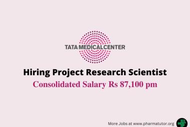 Tata Medical Centre Hiring Project Research Scientist
