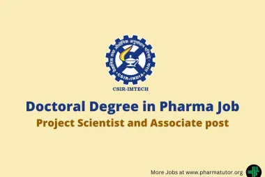 Vacancy for Project Scientist, Project Associate at IMTech