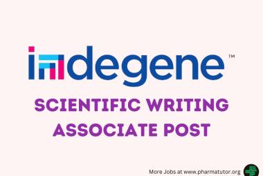 Work as Scientific Writing Associate at Indegene