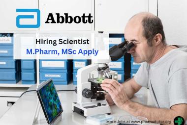 Abbott looking for Scientist