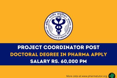 AIIMS invites applications for post of Project Coordinator