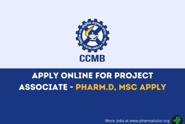 Apply Online for Project Associate at CCMB
