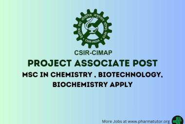 CSIR-CIMAP interview for Project Associate post