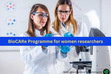 DBT invites the applications under the BioCARe Programme for women researchers