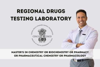 Job as Senior Scientific Officer & Scientific Officer at Regional Drugs Testing Laboratory, CDSCO | Salary up to 2 lakh month