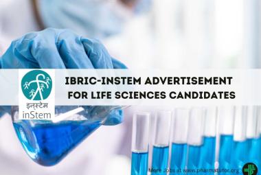 Job for Life Sciences candidates at iBRIC-inStem