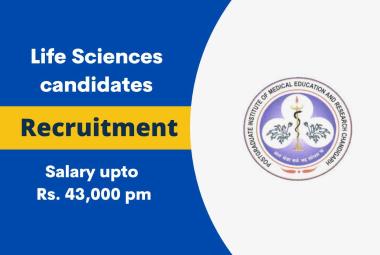 Job for Life Sciences candidates at PGIMER