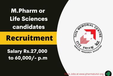 Job for M.Pharm, Life Sciences to Join Tata Memorial Centre-ACTREC
