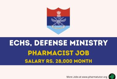 Job for Pharmacist at ECHS - Defense Ministry