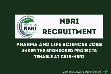 National Botanical Research Institute Multiple Job openings