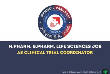 Opportunity for M.Pharm, B.Pharm, Life Sciences to Join MPMMCC
