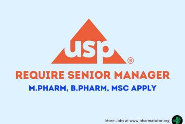 Require Senior Manager at U.S. Pharmacopeial Convention