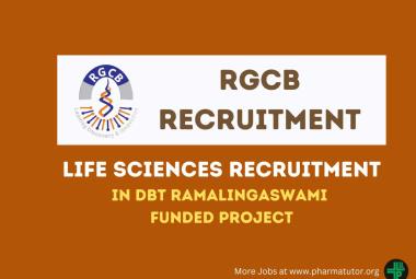 RGCB Life Sciences Recruitment
