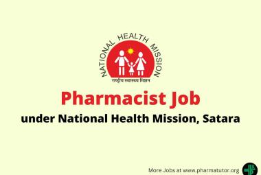 Vacancy for Pharmacists under National Health Mission, Satara