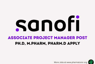 Work as Associate Project Manager at Sanofi