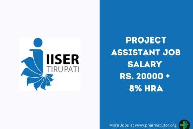Applications are invited for post of Project Assistant at IISER