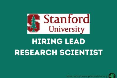 Hiring Lead Research Scientist at Stanford University