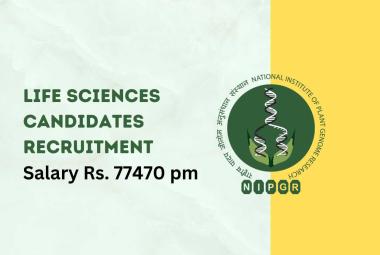 Job for Life Sciences candidates at NIPGR