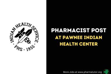 Job for Pharmacist at Pawnee Indian Health Center