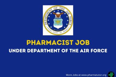 Job for Pharmacist under Department of the Air Force