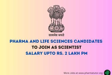 GBRC looking for Pharma and Life Sciences candidates to Join as Scientist