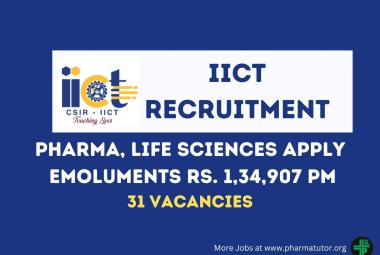 Opportunity for research career in Science & Technology at IICT