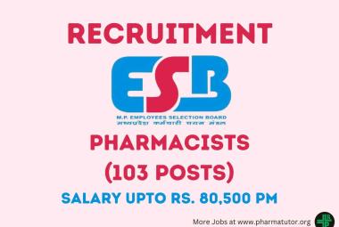 Recruitment for Pharmacists in MPESB