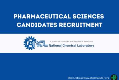 Recruitment Pharmaceutical Sciences candidates at NCL