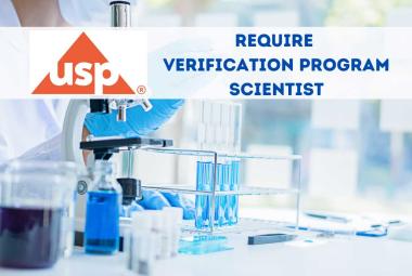 Require Verification Program Scientist at US Pharmacopeial Convention