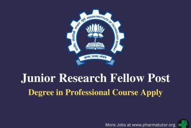 Advertisement for Junior Research Fellow at Indian Institute of Technology Bombay