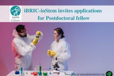 iBRIC-inStem invites applications for post of Postdoctoral fellow