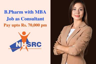 Job for B.Pharm as Junior Consultant - Quality and Patient Safety at NHSRC