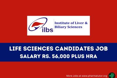Job for Life Sciences candidates as Research Scientist at ILBS